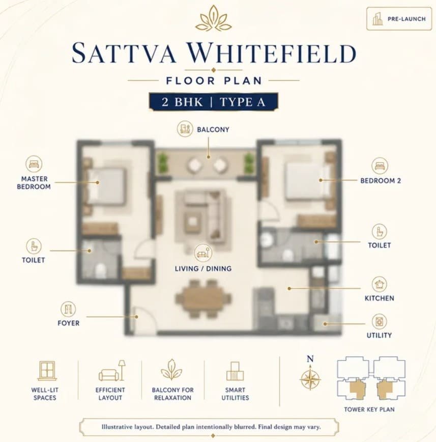 2bhk unit plan